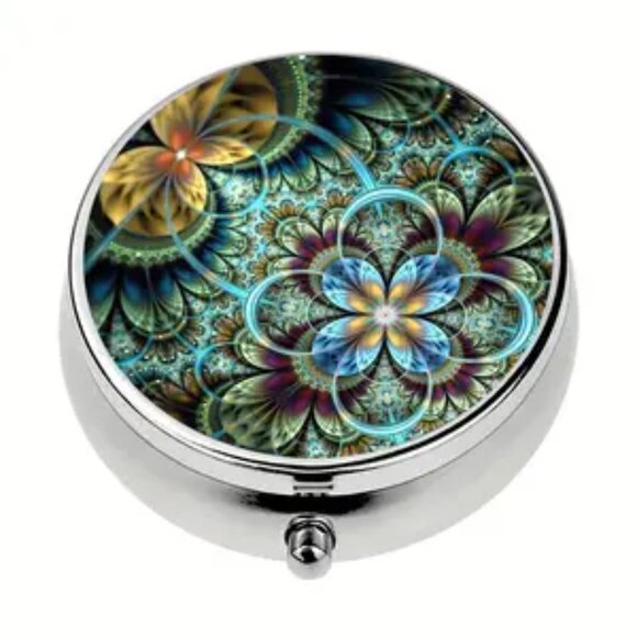 1pc.  Plum Blossom Wonderland Pill Box - Picture 1 of 3